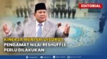 Evaluasi Kinerja Kabinet: Pengamat Politik Sebut Reshuffle Perlu untuk Memperkuat Kepuasan Publik