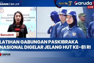 Jelang HUT Ke-81 RI, Paskibraka Nasional Matangkan Latihan Gabungan