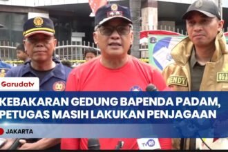 Kebakaran Gedung Bapenda Jakarta Padam, 10 Petugas Masih Disiagakan