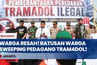 Resah Obat Keras Merusak Pemuda, Ratusan Warga Tanah Abang Sweeping Pedagang Tramadol