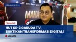 Makna Mahayuga di HUT Ke-3 Garuda TV, Dirut: Simbol Awal Perjalanan Menyongsong Masa Depan