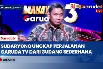 Sudaryono Kenang Perjalanan Garuda TV dari Gudang Sederhana hingga Nasional