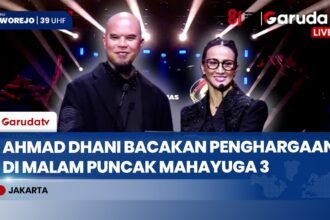 Ahmad Dhani Bacakan Salah Satu Penghargaan di Anugerah Mahayuga