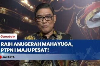Raih Anugerah Mahayuga Garuda TV, PTPN I Perkuat Ketahanan Pangan dan Kedaulatan Nasional