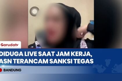 Viral Live TikTok Saat Jam Kerja, ASN Bandung Barat Terancam Putus Kontrak