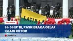 H-5 HUT Ke-81 RI, 76 Calon Paskibraka Jalani Gladi Kotor di Halaman Istana Merdeka