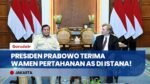 Terima Wamen Pertahanan AS Elbridge Colby di Istana, Presiden Prabowo Perkuat Kemitraan Strategis