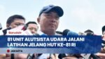 Jelang HUT Ke-81 RI, 81 Alutsista Udara Jalani Latihan di Istana