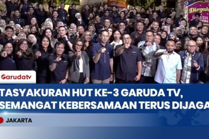 HUT Ke-3 Garuda TV, Tasyakuran Jadi Momentum Perkuat Kebersamaan
