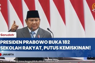 Putus Lingkaran Kemiskinan, Presiden Prabowo Resmikan Total 182 Sekolah Rakyat!