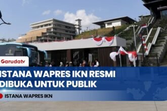 Istana Wapres di IKN Resmi Dibuka untuk Publik, Warga Antusias Berswafoto
