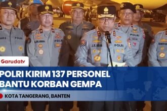 Polri Kirim 137 Personel Bantuan dan Posko Darurat Tanggap Gempa M 7,7 NTT