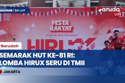 Seru! TMII Gelar Lomba HIRUX Pesta Rakyat "Semarak Jiwa Nusantara" Sambut HUT ke-81 RI