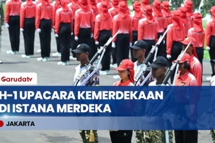 H-1 Upacara Kemerdekaan! Persiapan Istana Kepresidenan Sudah Mencapai 99 Persen