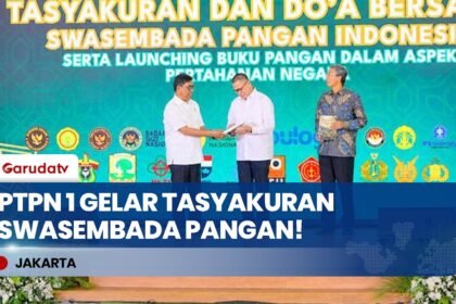 PTPN 1 Gelar Tasyakuran Swasembada Pangan & Peluncuran Buku "Pangan Dalam Aspek Pertahanan"