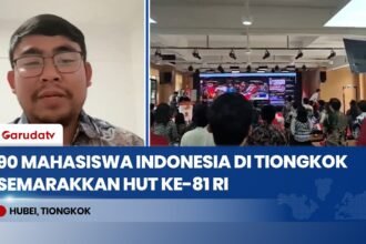 Jauh dari Tanah Air, 90 Mahasiswa Indonesia di Tiongkok Semarakkan HUT RI