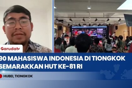 Jauh dari Tanah Air, 90 Mahasiswa Indonesia di Tiongkok Semarakkan HUT RI
