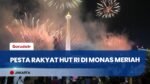 Kemeriahan Pesta Rakyat HUT ke-81 RI di Monas: 600 Ribu Kuliner Gratis Hingga Panggung Hiburan