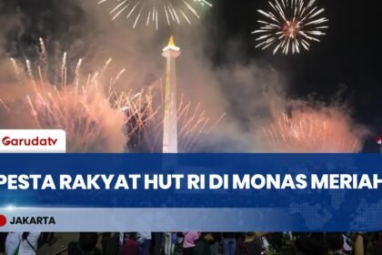 Kemeriahan Pesta Rakyat HUT ke-81 RI di Monas: 600 Ribu Kuliner Gratis Hingga Panggung Hiburan