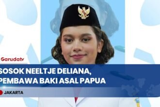 Sosok Neeltje Deliana, Putri Papua Pembawa Baki Upacara Penurunan Bendera HUT ke-81 RI