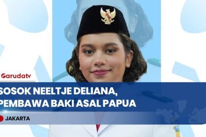 Sosok Neeltje Deliana, Putri Papua Pembawa Baki Upacara Penurunan Bendera HUT ke-81 RI