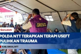Pulihkan Trauma Korban Gempa NTT, Polda NTT Berikan Terapi USEFT untuk Penyintasan Bencana