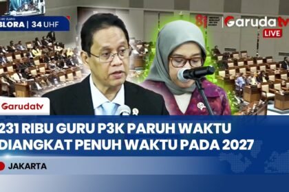 Pemerintah Angkat 231 Ribu Guru P3K Paruh Waktu Jadi Penuh Waktu di 2027, Menkeu Jamin Fiskal Aman