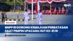 PLBN Serasan Natuna Gelar Upacara Peringatan HUT ke-81 RI Secara Khidmat