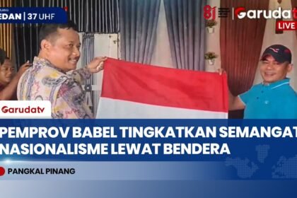 Sambut HUT Ke-81 RI, Pemprov Bangka Belitung Bagikan 6.000 Bendera Merah Putih Gratis