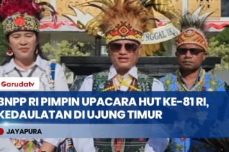Upacara HUT Ke-81 RI di Skouw Tegaskan Nasionalisme di Ujung Timur Indonesia
