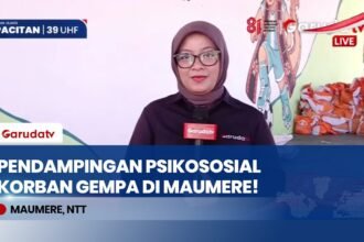 Pulihkan Trauma Bencana! Layanan Psikososial Kemensos Sasar Pengungsi Gempa NTT