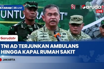 TNI AD Kirim Kapal Rumah Sakit dan 2.253 Personel Bantu Korban Gempa NTT