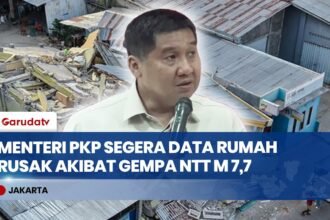 Menteri PKP Minta Pemda NTT Siapkan Lahan Huntap Usai Gempa M 7,7: Jangan Lama di Pengungsian