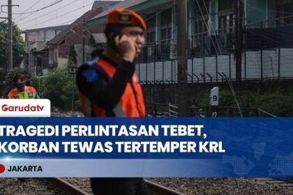 Pria Paruh Baya Tewas Tertemper KRL di Perlintasan Tanpa Perlintasan Tebet