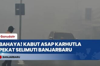 Kabut Asap Pekat Selimuti Banjarbaru, Kualitas Udara Masuk Kategori Sangat Tidak Sehat