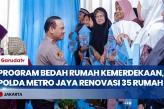 HUT ke-81 RI, Polda Metro Jaya Resmikan 35 Rumah Layak Huni di 12 Wilayah Polres