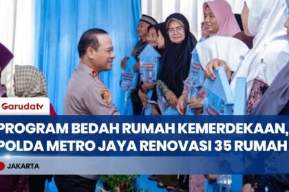 HUT ke-81 RI, Polda Metro Jaya Resmikan 35 Rumah Layak Huni di 12 Wilayah Polres