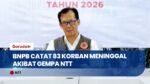 UPDATE Gempa NTT: Korban Meninggal Capai 83 Jiwa, 110 Ribu Warga Masih Mengungsi