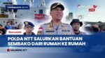 Door to Door, Polda NTT Salurkan 10 Ton Bantuan Pokok untuk Korban Gempa Pulau Palue