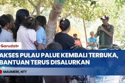 Bebas dari Terisolasi, Pulau Palue Mulai Menerima Bantuan Logistik Gempa Flores