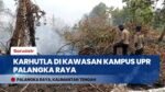 Karhutla Ditemukan di Sekitar Kampus UPR, Petugas Gabungan Palangka Raya Tembak Titik Asap