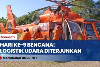 Hari Ke-9 Gempa M 7,7 NTT, Basarnas Mobilisasi Helikopter Salurkan Logistik ke Manggarai Timur