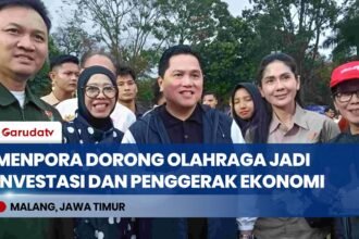Gantikan Persepsi Biaya, Menpora Erick Thohir Mendorong Olahraga Jadi Penggerak Ekonomi