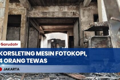 Diduga Korsleting Mesin Fotokopi, Kebakaran Kos-kosan di Tebet Renggut 4 Nyawa