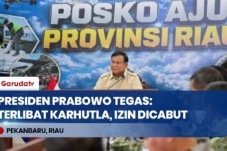 Presiden Prabowo Tegaskan Cabut Izin Korporasi yang Terindikasi Sengaja Membakar Lahan!