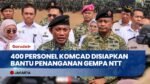 Kemhan Siapkan 400 Personel Komcad untuk Penanganan Gempa Bumi di NTT