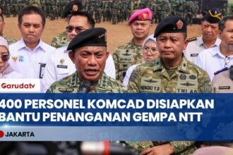 Kemhan Siapkan 400 Personel Komcad untuk Penanganan Gempa Bumi di NTT