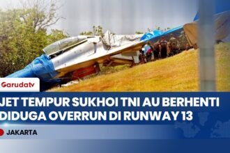 Jet Tempur Sukhoi TNI AU Overrun di Bandara Sultan Hasanuddin Maros, Penerbangan Dipastikan Normal