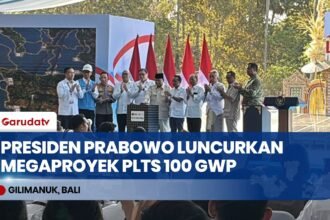 Presiden Prabowo Resmikan Proyek Megastruktur PLTS 100 GWp di Gilimanuk Bali