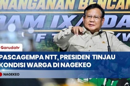 Presiden Tinjau Posko Gempa Nagekeo, Pastikan Bantuan dan Pemulihan Infrastruktur Berjalan Cepat